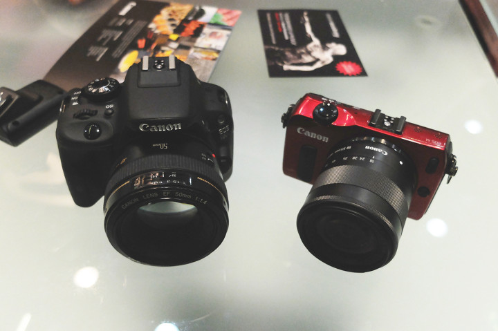 Canon EOS 100D vs EOS M