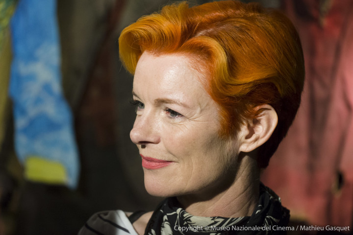 E-M5, 1/100, f/ 2.8, ISO 1600Sandy Powell, three times accademy award winner for custom design at the opening of the Martin Scorsese exhibition.