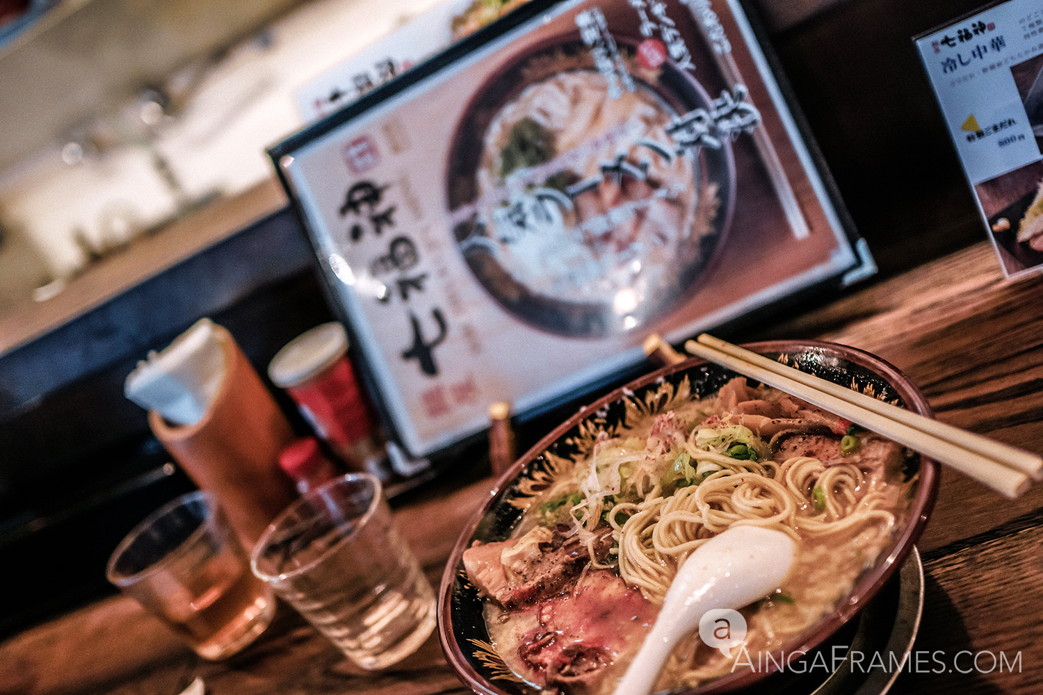 Ramen is one of Japan's favorite noodle dish. My favorite has to be Tonkotsu — served in a creamy, pork based stock.