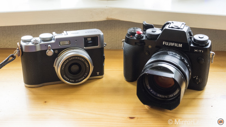 x100t vs xt1