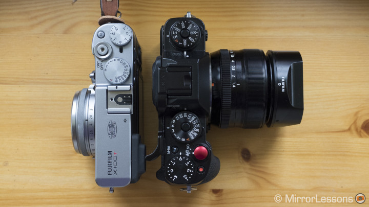 x100t vs xt1