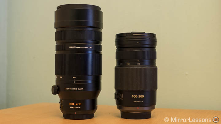 Panasonic 100-400mm vs 100-300mm