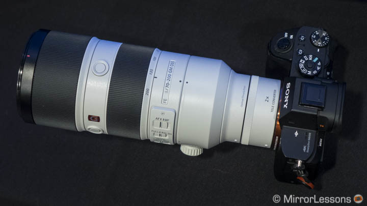 The FE 70-200mm f/2.8 ventures into DSLR territory