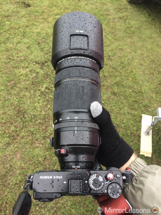 Fuji 100-400mm weather sealing